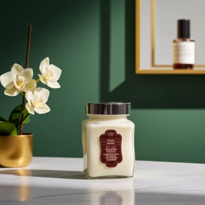 La Sultane de Saba Bambucké máslo (máslo karite) Voyage Balinais Lotus a kvet Frangipani (Plumeria) La Sultane de Saba Paris 3