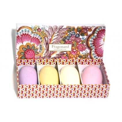 Pebble Soap Fragonard, Set 4 oblázková mýdla, 4x50 g