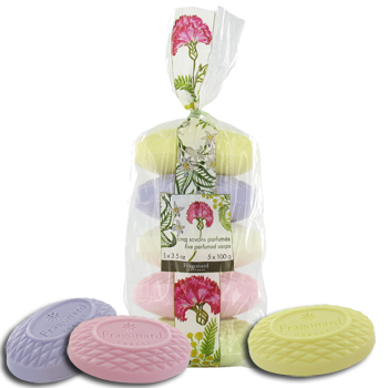 Set 5 parfumovaných mydel Diamond , Fragonard, 5 x 100 g
