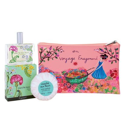 Marché aux Fleurs, Fragonard, set toaletná voda dámska 50 ml, mydlo 100 g.