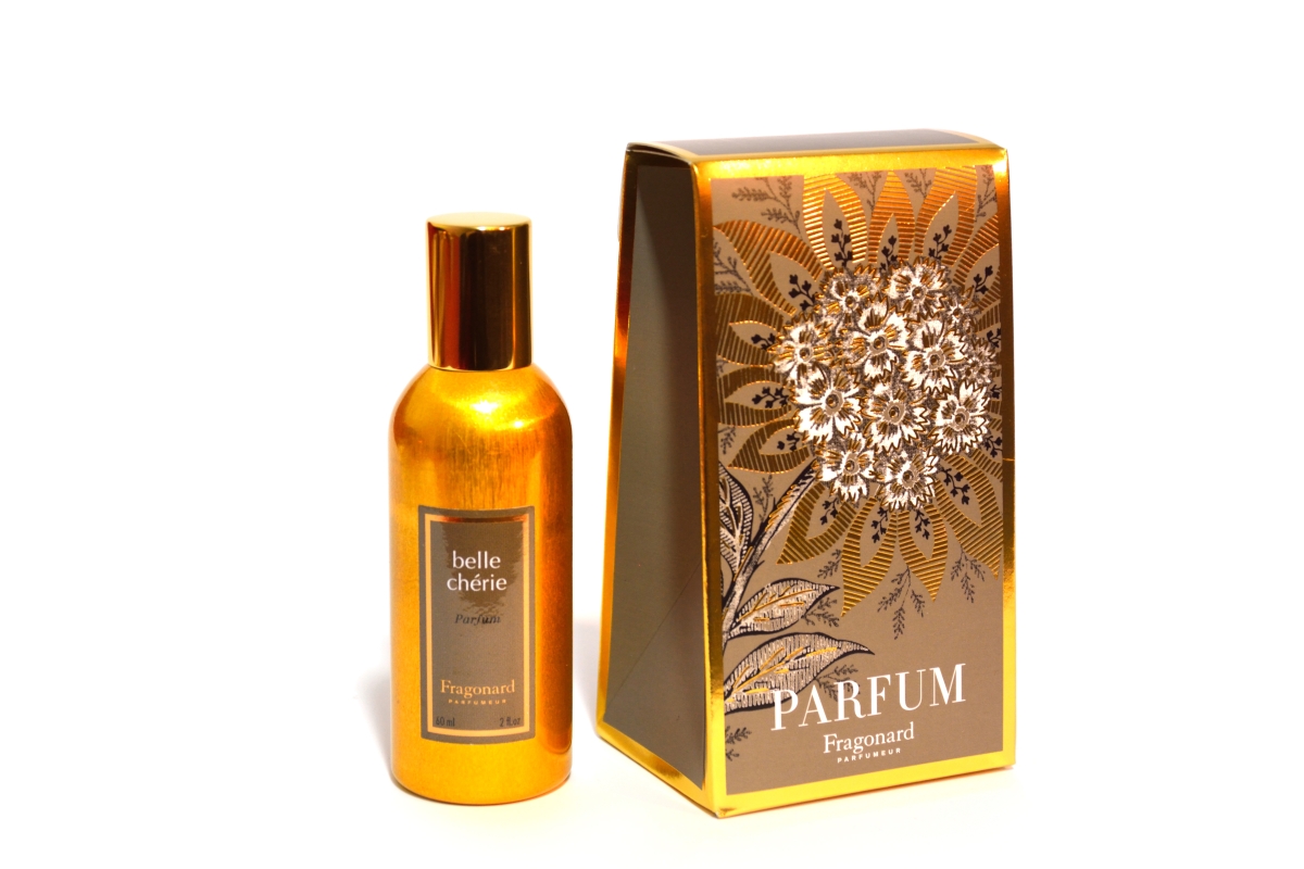 Vzorka Belle Chérie v luxusnom cestovnom flakónu, Fragonard, pravý parfum, 10 ml