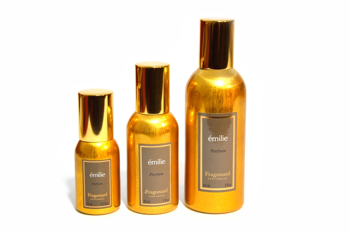 Vzorka Émilie v luxusnom cestovnom flakónu, Fragonard, pravý parfum, 10 ml