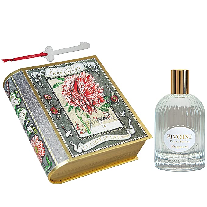 Pivoine, Fragonard, darčekový set parfumová voda 100 ml + parfemovaný doplnok klíč