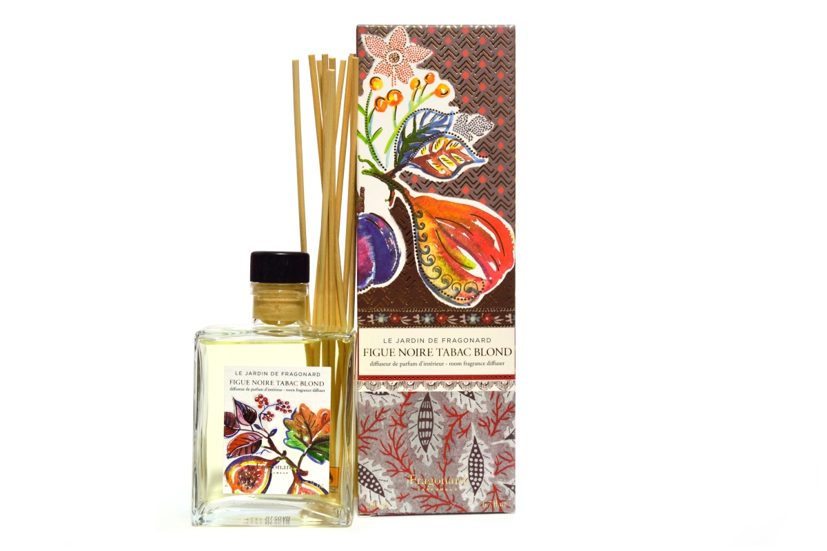 Fragonard’s garden Black fig – mild Tobacco, aroma difuzér, bytová vôňa, 200 ml