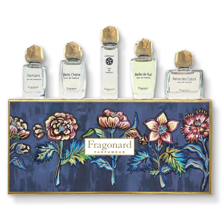 Kolekcia 5 MINIparfumov FRAGONARD 5,5 + 8,5 + 8 + 7,5 + 11,5 ml